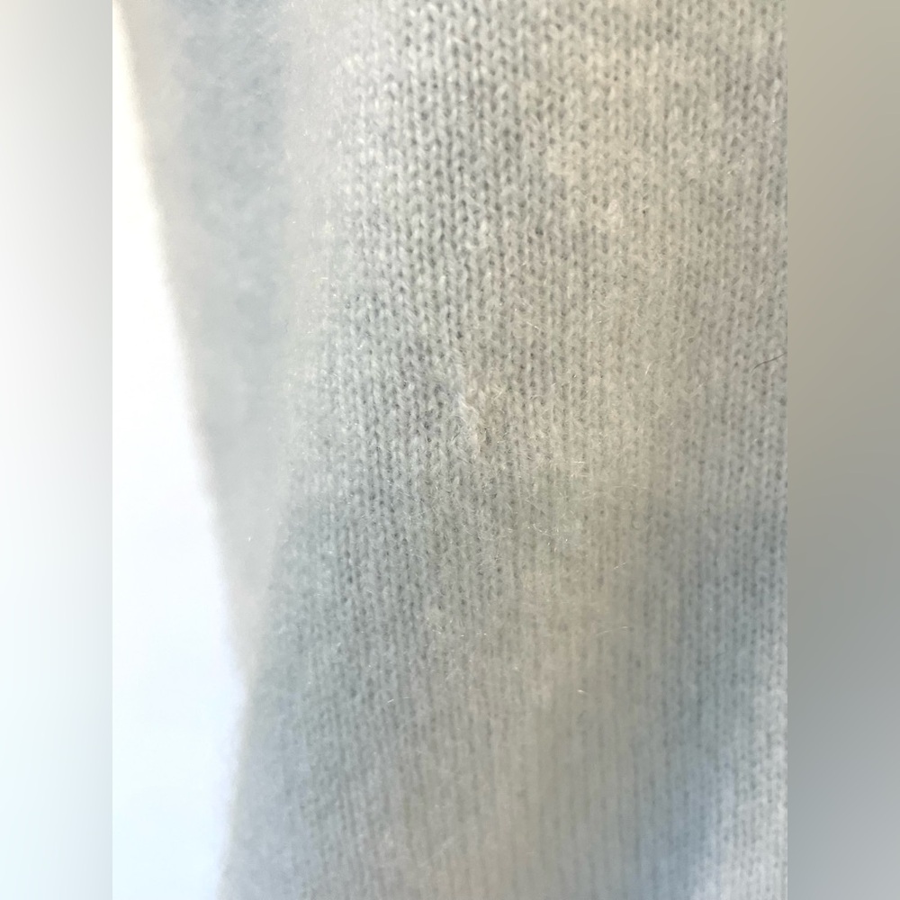 NAADAM Cashmere Buttoned V-Neck Sweater, Cream, XS - Picture 5 of 16